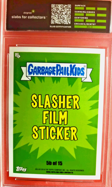 Degree GM 10 2019 GPK Estimation Jason 5b Freddy and Jason Horror