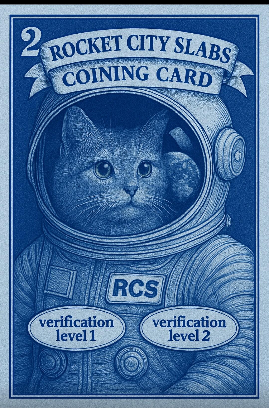 2 year Term Coining Card (See Disclaimer at bottom of item description)