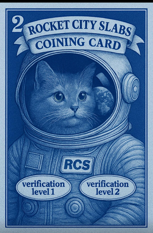 2 year Term Coining Card (See Disclaimer at bottom of item description)