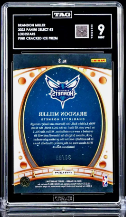 TAG Mint 9🔥Brandon Miller 34/99 RC Lodestars