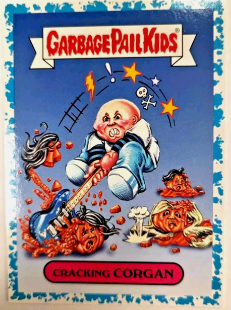 2017 GPK 13/99 SUPER CLEAN COPY Battle Of The Bands Cracking Corgan Spit BLUE